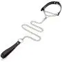 Punk Leather Leash Choker Adjustable Gothic Metal Necklace with Chain Detachable Heart O-Ring Belts Harness with Leash Collar for Women Men Cosplay Couple Jewelry Punk Leather Leash Choker Adjustable Gothic Metal Necklace with Chain Detachable Heart O-Ring Belts Harness with Leash Collar for Women Men Cosplay Couple Jewelry