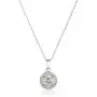 Amazon Collection Sterling Silver Cubic Zirconia Halo Pendant Necklace and Stud Earrings Jewelry Set Amazon Collection Sterling Silver Cubic Zirconia Halo Pendant Necklace and Stud Earrings Jewelry Set