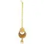 Aheli Antique Matte Finish Traditional Necklace Earrings Set with Maang Tikka Indian Wedding Jewelry for Women Aheli Antique Matte Finish Traditional Necklace Earrings Set with Maang Tikka Indian Wedding Jewelry for Women