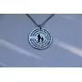 Daughter Necklace From Dad - Silver Color Laser Engraved Personalized Pendant Charm From Father Daughter Necklace From Dad - Silver Color Laser Engraved Personalized Pendant Charm From Father