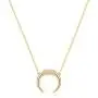 Fettero Women Crescent Moon Necklace Gold Double Horn Upside Down Moon Half Pendant 14K Gold Plated Dainty Chain Minimalist Simple Jewelry Gift Fettero Women Crescent Moon Necklace Gold Double Horn Upside Down Moon Half Pendant 14K Gold Plated Dainty Chain Minimalist Simple Jewelry Gift