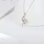 WINNICACA Flamingo Gifts for Women 925 Sterling Silver Pink Flamingo Decor Pendant Necklace Hoop Earrings Jewelry for Teen Girls Birthday Mothers Day Gifts for Her