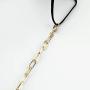 LUX ACCESSORIES 29'' Mask Chain, Gold-Tone Paperclip Link Mask Chain Necklace Strap Stylish Handy Face Mask Accessory Necklace Jewelry Unisex for Women, Men, Teens, and Kids.