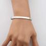 FUSTMW Inspiration Cuff Bracelets Friendship Bracelets Encouragement Gift for Her Let Your Smile Change The World