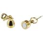 Aiskaer 4Pcs Gold and 4Pcs Silver Necklace Clasp Magnetic Jewelry Locking Clasps and Closures Bracelet Extender for Necklaces, Bracelets and Jewelry Making
