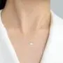SISGEM 14K Yellow Gold Pearl Necklace for Women Girls Pearl Pendant Necklace with Moissanite Dainty Jewelry Gifts, 16''-18'' SISGEM 14K Yellow Gold Pearl Necklace for Women Girls Pearl Pendant Necklace with Moissanite Dainty Jewelry Gifts, 16''-18''