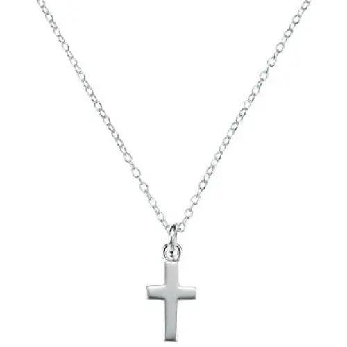 Molly B London Sterling Silver Cross Girls Necklace - Perfect Christening Gift or Holy Communion Jewelry Molly B London Sterling Silver Cross Girls Necklace - Perfect Christening Gift or Holy Communion Jewelry