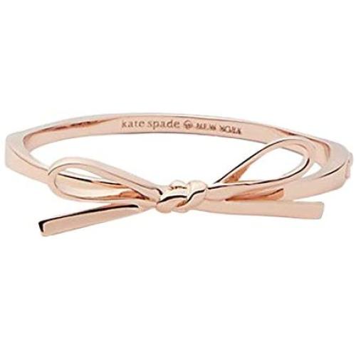 Kate Spade Skinny Mini Bow Bangle Bracelet, Rose Golden