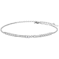 S925 Sterling Silver Morse Code Sterling Silver Bracelets Gift for Women