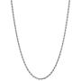 Pori Jewelers Platinum 950 Solid Diamond Cut Rope Chain Necklace -2.0mm Thick