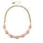 Niumike Charm Crystal Statement Choker Necklace and Earrings Women Pendant Costume Jewelry Sets