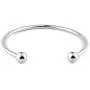 RUBYCA 20pcs White Silver Plated Bangle Bracelet Screw End Ball Cuff Charm Beads DIY Jewelry RUBYCA 20pcs White Silver Plated Bangle Bracelet Screw End Ball Cuff Charm Beads DIY Jewelry