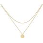 Bohemia Layered Necklace, Bar Coin Charm Pendant Neckalce Delicate Station Chain Multilayer Dics Bar Choker Necklaces for Women