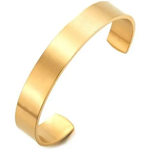 COOLSTEELANDBEYOND 19CM Stainless Steel Adjustable Cuff Bangle Bracelet for Men Women Minimalist Satin Silver Color COOLSTEELANDBEYOND 19CM Stainless Steel Adjustable Cuff Bangle Bracelet for Men Women Minimalist Satin Silver Color