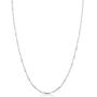 Kooljewelry Sterling Silver Twisted Curb Chain Necklace (1 mm, 1.2 mm or 2.1 mm)