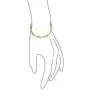 Asian Style Green Dyed Jade Bar Link Bracelet For Women 14K Gold Plated 925 Sterling Silver Asian Style Green Dyed Jade Bar Link Bracelet For Women 14K Gold Plated 925 Sterling Silver