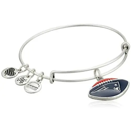 Alex and Ani Color Infusion New England Patriots Football II Bangle Alex and Ani Color Infusion New England Patriots Football II Bangle