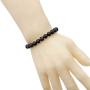 MengPa Lava Rock Bracelet Yoga Aromatherapy Anxiety Essential Oil Diffuser Volcanic Stone Bead Bangle for Women Men