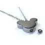 FIKA Mickey Mouse Cremation Ashes Remembrance Urn Pendant Necklace Jewelry Filling Kit Included
