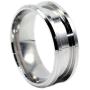 Womens Mens Ring 8mm Handmade Metal Blank Rings DIY Jewelry Making Supplies Craft