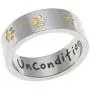 Joyful Sentiments Pet Jewelry Stainless Steel Unconditional Love Ring Joyful Sentiments Pet Jewelry Stainless Steel Unconditional Love Ring