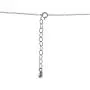 Sterling Silver Cubic Zirconia Cushion-Cut Bezel-Set Solitaire Short Choker Necklace for Girls, Teens or Women