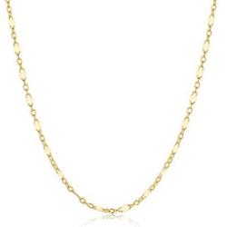 Gold Chain Choker Necklace,14K Gold Plated Dainty Cute Lip Chain Long Necklace Delicate Fashion Choker Necklace Jewelry Gift for Women