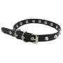 León Jewelry Leather Belt Choker Necklace Adjustable Buckle Punk Gothic Rock Cosplay Costume Multiple Circles Bracelet for Women