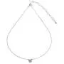 Sterling Silver 6mm Small Round Solitaire Choker Necklace Made with Swarovski Crystals Sterling Silver 6mm Small Round Solitaire Choker Necklace Made with Swarovski Crystals