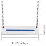 Thin Blue Line Bar Necklace Gift for Wife Mom Appreciation Jewelry