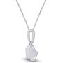 AFFY Hipster Beard Mustache Pendant Necklace in 14k Gold Over Sterling Silver