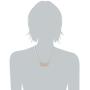 NINE WEST ''Sleek N Chic Tri Tone Triple Bar Pendant Necklace, 18''