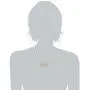 NINE WEST ''Sleek N Chic Tri Tone Triple Bar Pendant Necklace, 18''