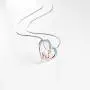 925 Sterling Silver Friendship Bis Sis Lit Sis Sister Heart Pendant Necklace Birtthday Christmas Jewelry Gifts for Best Friend Sister Female Classmates Women