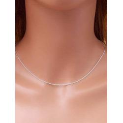 10K Yellow Gold 0.8MM Diamond Cut Cable Link Chain Necklace -Made in Italy-Choose your Size & Color