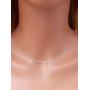 10K Yellow Gold 0.8MM Diamond Cut Cable Link Chain Necklace -Made in Italy-Choose your Size & Color