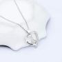 FUSTMW Gymnastist Necklace Gifts Gymnast Pendant Jewelry Gymnastics Inspirational Team Gifts for Gymnast Women Girls