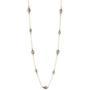 Lucky Brand Pave Beaded Strand Necklace, Gold