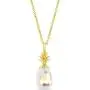 SamanthaStone Aurora Borealis CZ Pineapple Pendant Necklace SamanthaStone Aurora Borealis CZ Pineapple Pendant Necklace