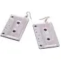 Personality Cassette Tape Dangle Earrings Acrylic Punk Funny Earrings for Women Girls Personality Cassette Tape Dangle Earrings Acrylic Punk Funny Earrings for Women Girls
