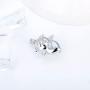 NY Jewelry 925 Sterling Silver Pig Design Pearl Cage Locket Pendants for Women Jewelry Making
