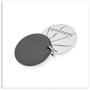 Xusamss Punk Jewelry Titanium Steel Basketball Medallion Pendant Coin Necklace
