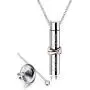 Forever Together Angel Wings Urn Necklace for Ashes Women Stainless Steel Cylinder Pendant Memorial Keepsake Cremation Jewelry Forever Together Angel Wings Urn Necklace for Ashes Women Stainless Steel Cylinder Pendant Memorial Keepsake Cremation Jewelry
