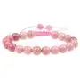 LPBeads 8mm Unisex Natural Gemstone Adjustable Bracelet with Jewelry Bag