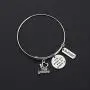 Zuo Bao Military Mom Wife Keychain Lord Protect Him While He Protects Us Gift for Soldier Military Wife/Mom
