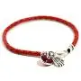 Hamsa Hand Protection Bracelet for Women - Silver Hamsa Charm on Red Leather Evil Eye Bracelet for Women - Ojo Bracelet - Red Protection Bracelet Jewelry - Birthday Anniversary Friendship Gift Hamsa Hand Protection Bracelet for Women - Silver Hamsa Charm on Red Leather Evil Eye Bracelet for Women - Ojo Bracelet - Red Protection Bracelet Jewelry - Birthday Anniversary Friendship Gift