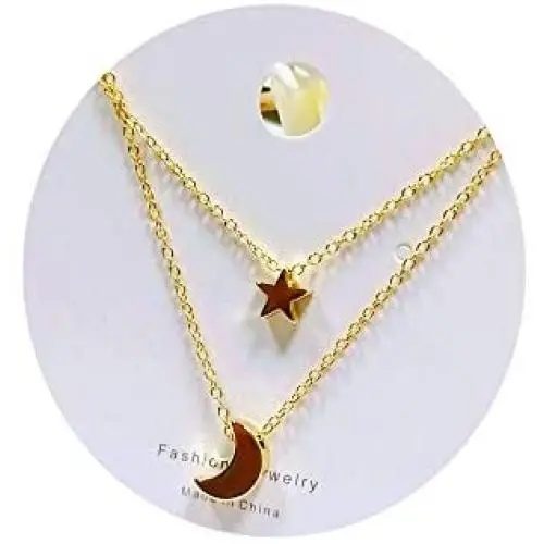Dainty Moon Necklace Star Chain Gold Necklaces Crescent Moon Pendant Necklace Choker Necklace Minimalist Boho Jewelry for Women Girl Mother Gift Dainty Moon Necklace Star Chain Gold Necklaces Crescent Moon Pendant Necklace Choker Necklace Minimalist Boho Jewelry for Women Girl Mother Gift