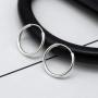 GULICX Silver Hoop Earrings for Women, 3 Pairs 925 Sterling Silver Gold Hoop Earrings Set for Girls, Hypoallergenic Small Sleeper Cartilage Hoops Rings, Thickness 1.2 mm, Diameter 8mm.10mm.12 mm