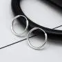 GULICX Silver Hoop Earrings for Women, 3 Pairs 925 Sterling Silver Gold Hoop Earrings Set for Girls, Hypoallergenic Small Sleeper Cartilage Hoops Rings, Thickness 1.2 mm, Diameter 8mm.10mm.12 mm
