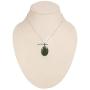 Art of Creation Natural Stone Oval Shape Orgone Green Aventurine Pendant | Reiki Energy Charged | EMF Protection | Healing Crystals Spiritual Jewelry For Unisex